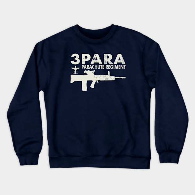 3 Para Parachute Regiment (distressed) Crewneck Sweatshirt by TCP